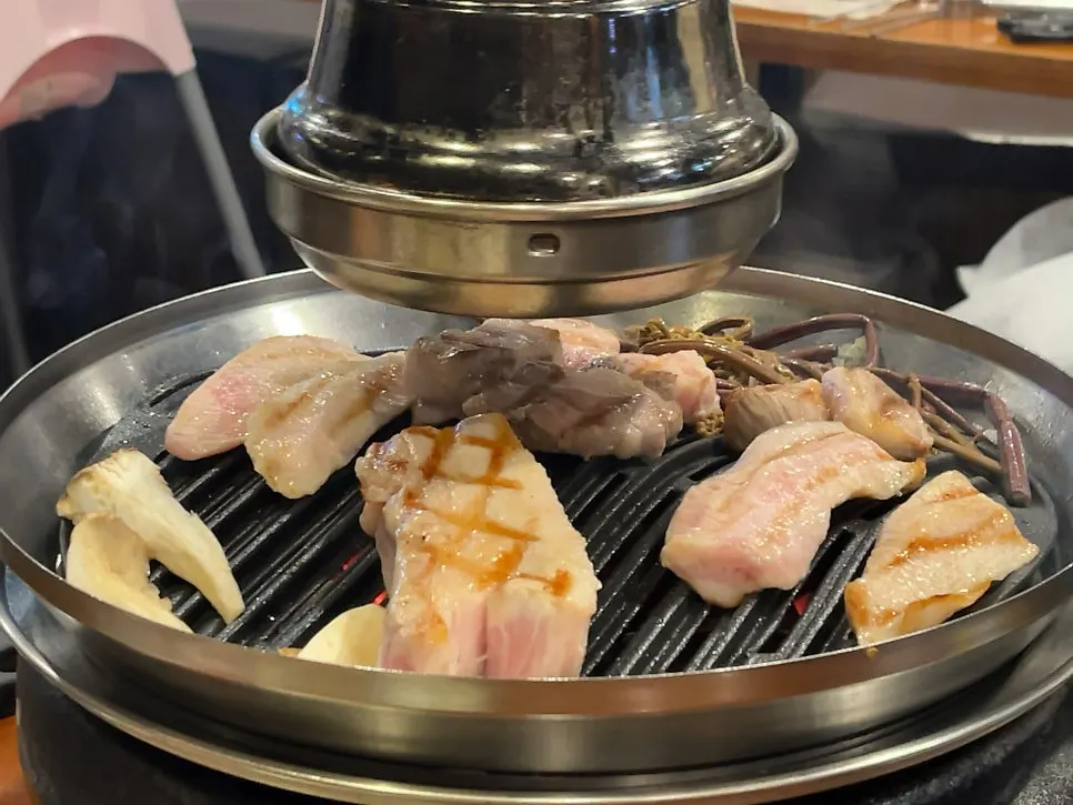 Assorted aged pork cuts ordered by the piece