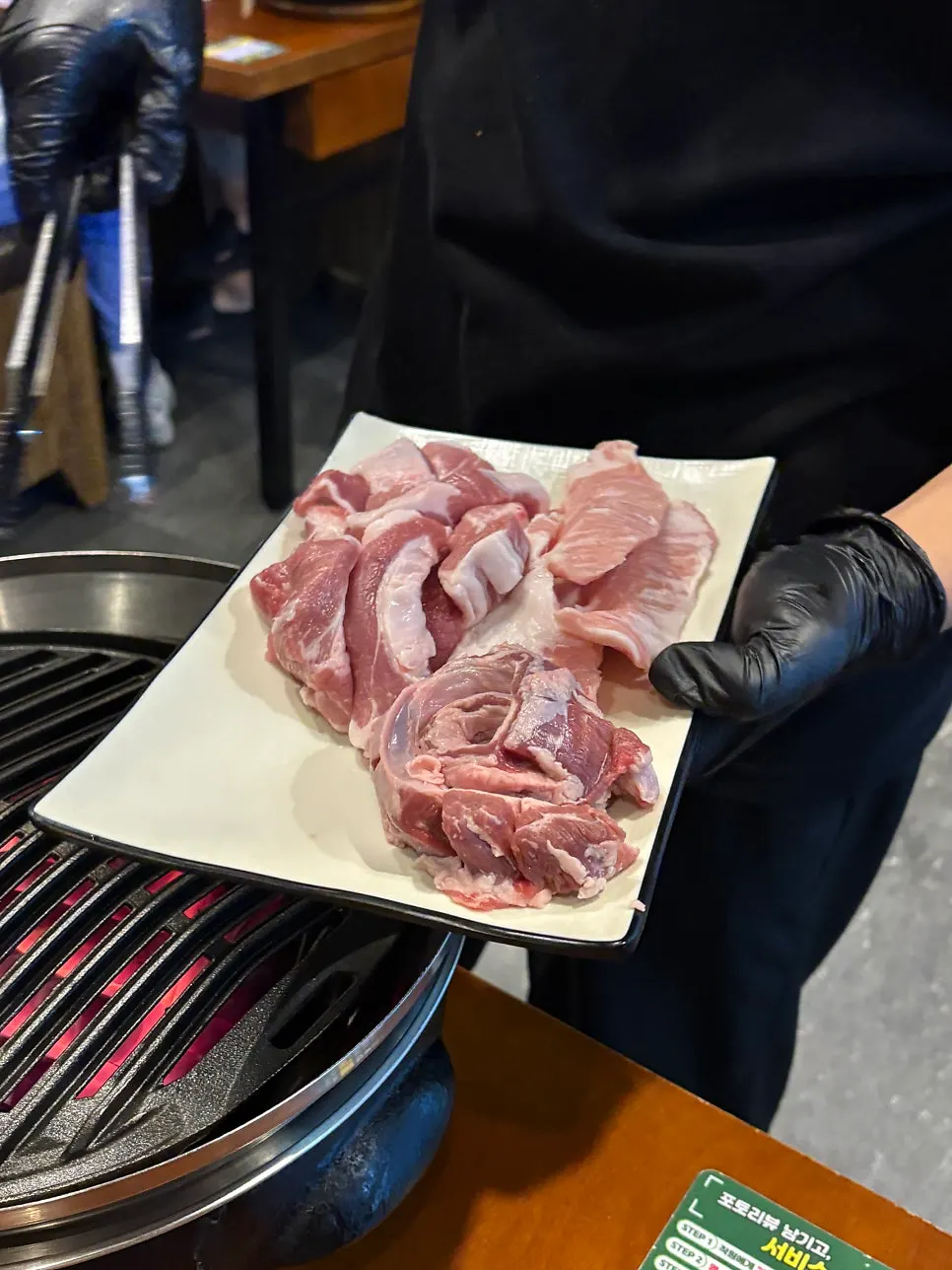 Raw meat for the Geumdon Special B Set for two