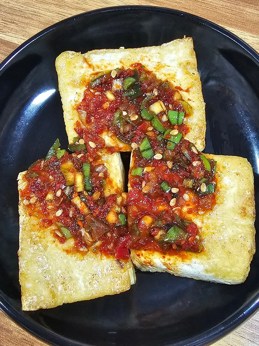 강된장과 두부조림 반찬