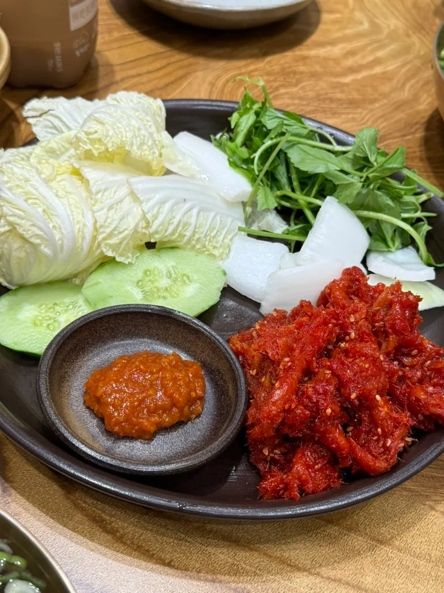 새콤매콤한 양념의 명태회무침