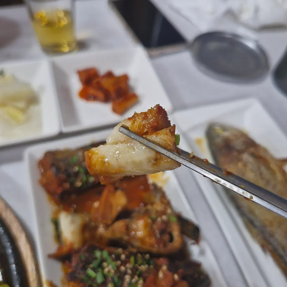 Korean set meal table for a family gathering