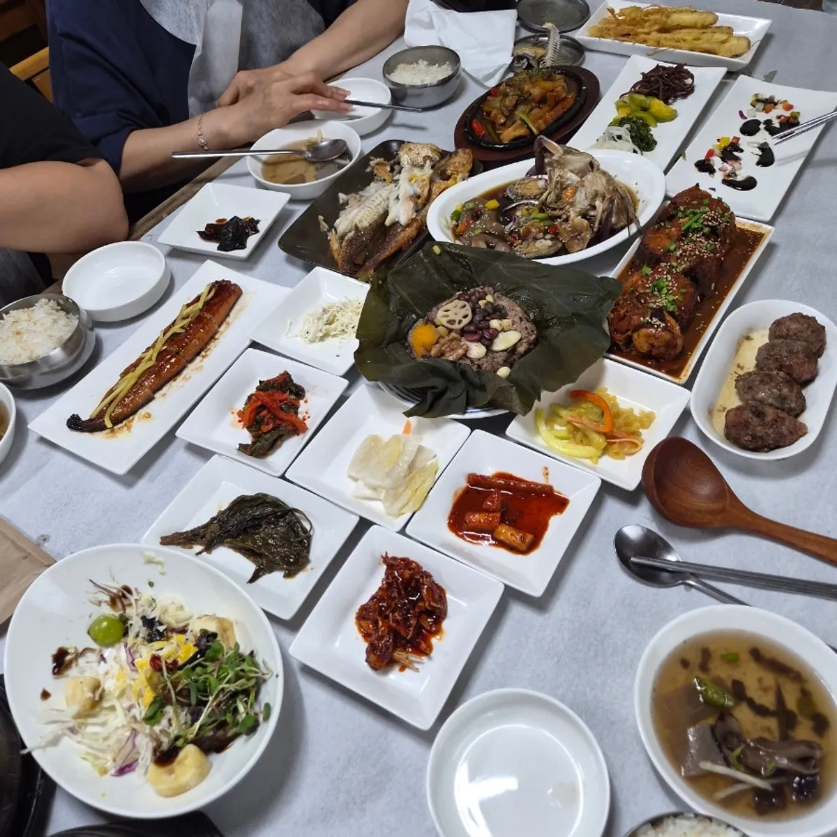 금산 마당있는집 인삼한정식 한상차림