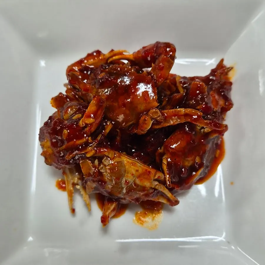 된장깻잎무침 인삼무침 백김치 밑반찬