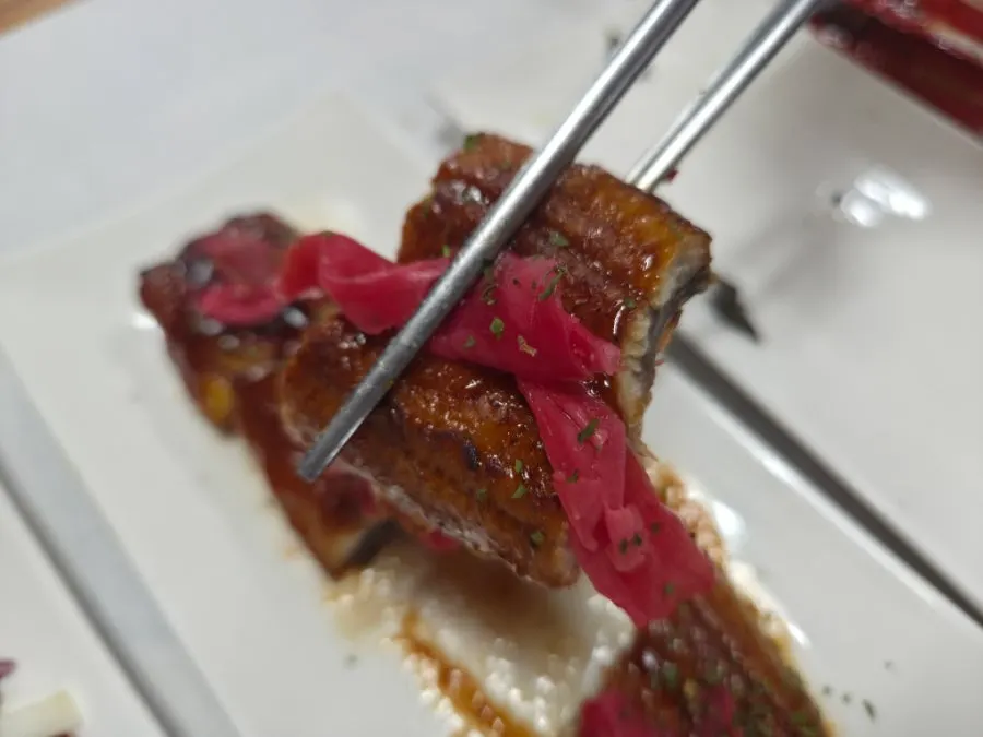 Thick, meaty grilled eel