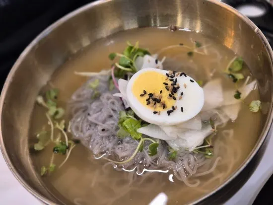 Naengmyeon received from the review-event roulette