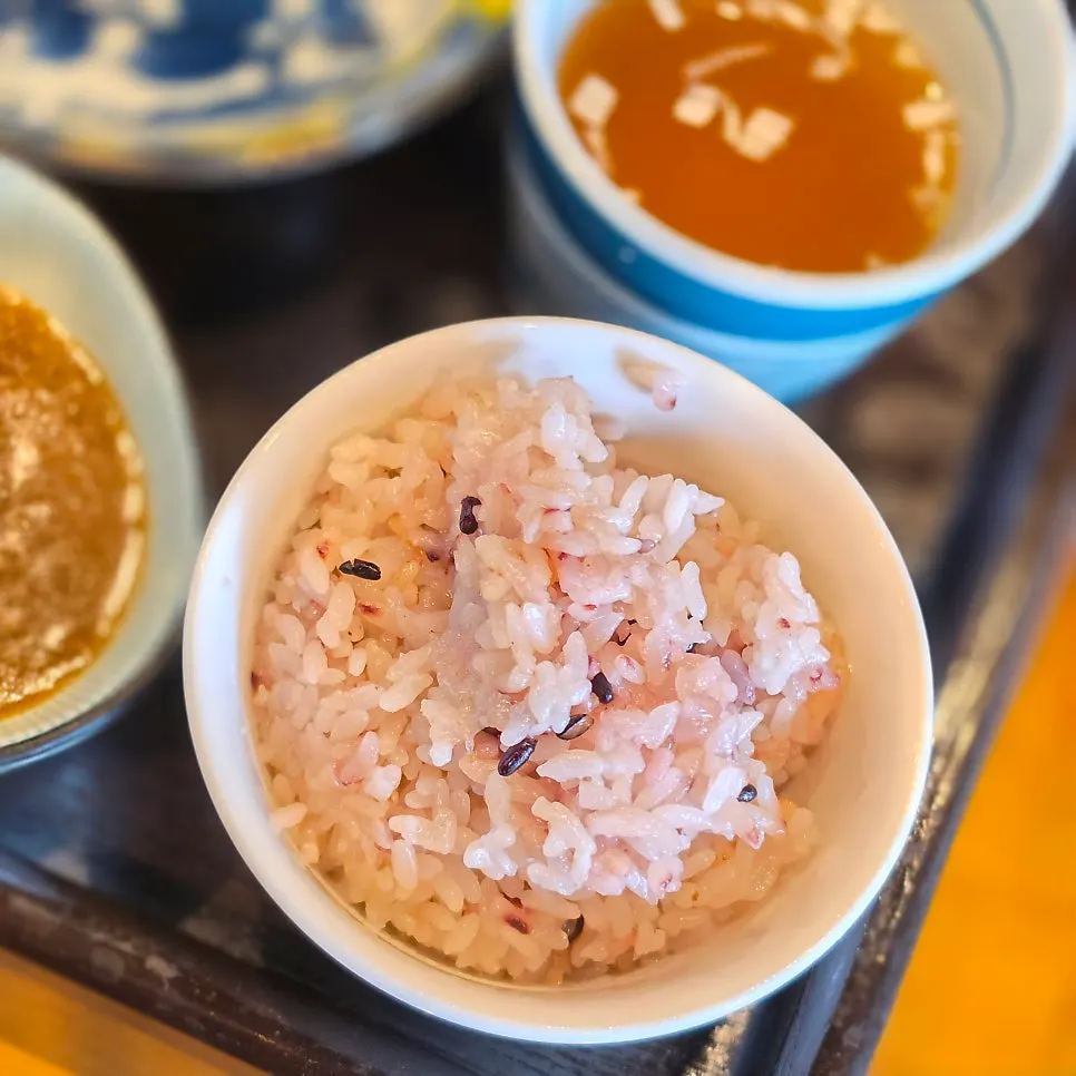 Curry rice topped with a piece of katsu to finish the meal