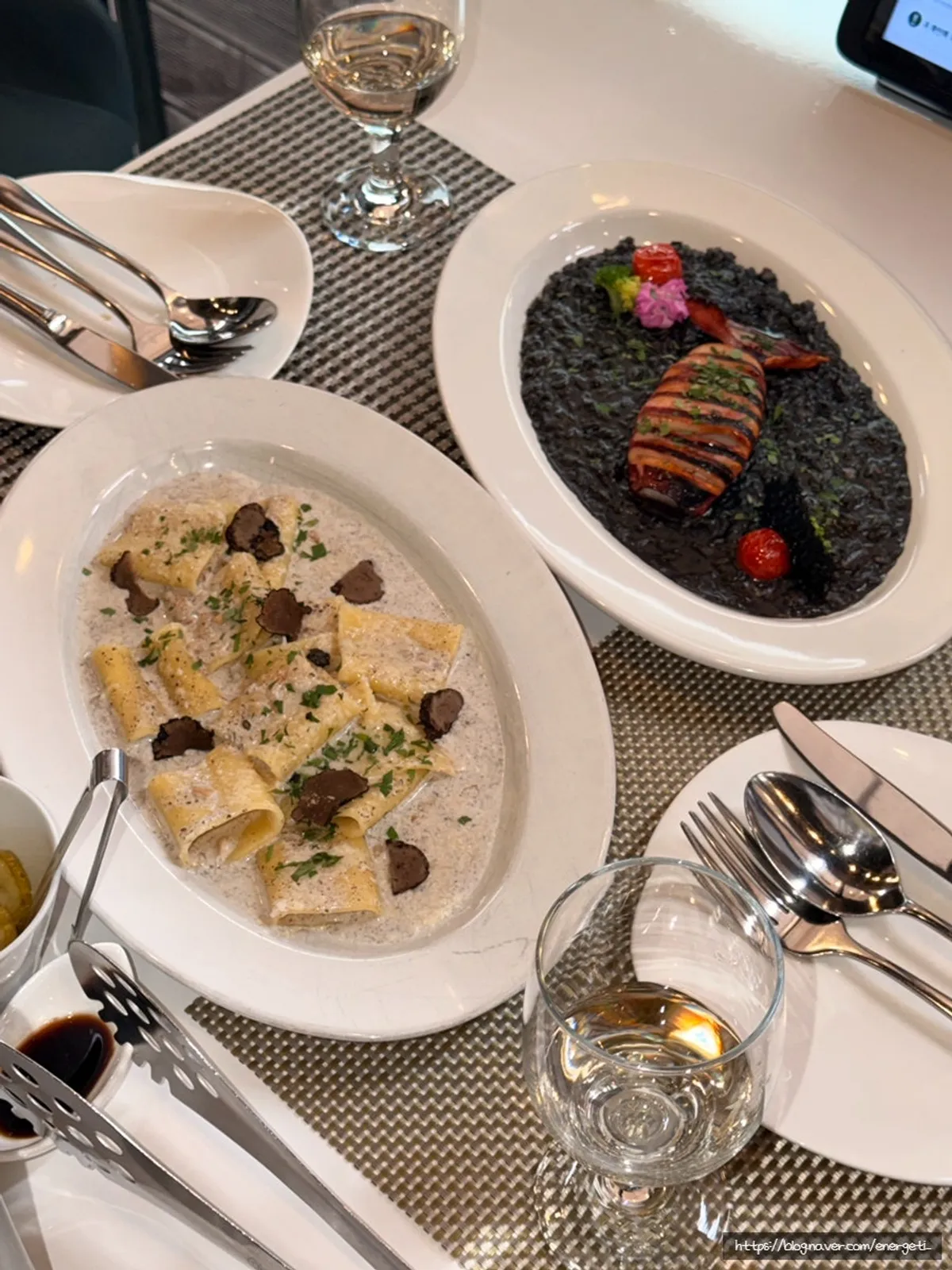 A restaurant space suited for anniversary dinners