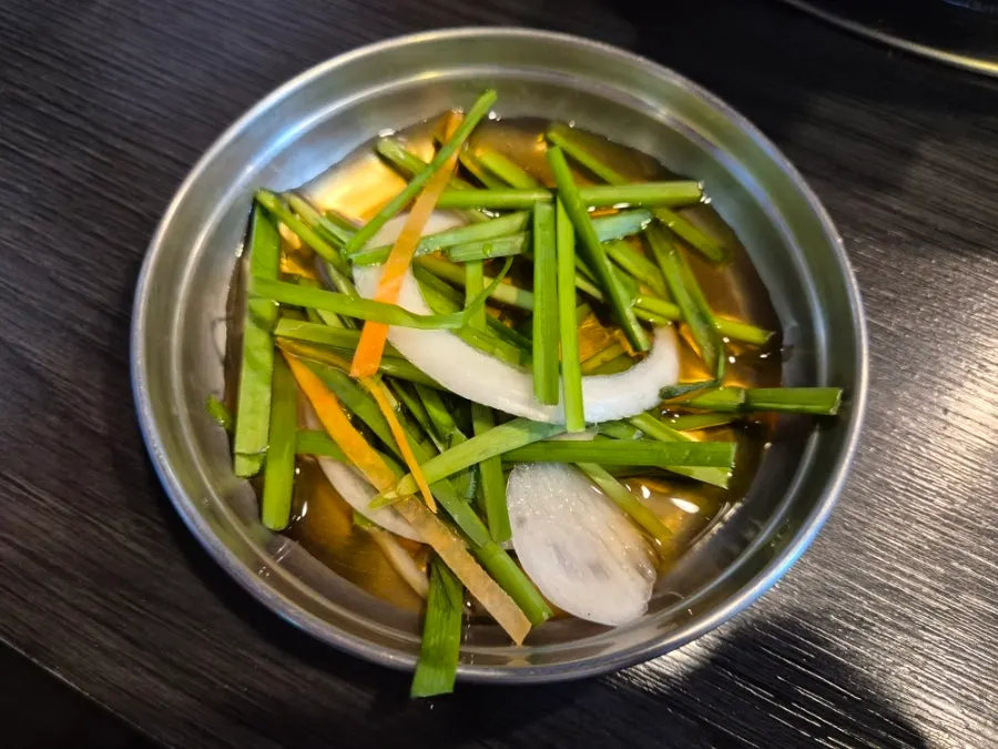 Doenjang jjigae served as a basic side