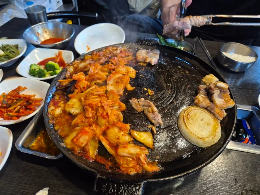 Additional serving of pork neck ordered