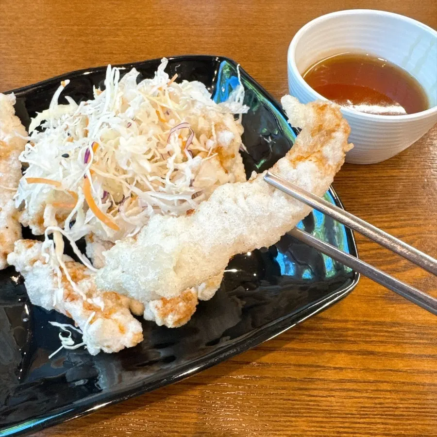 chapssal tangsuyuk ที่เสิร์ฟซอสแยก
