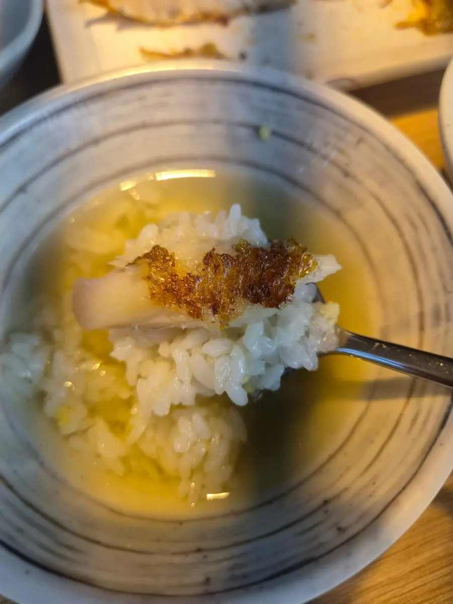 녹차물에 말아 먹는 보리굴비