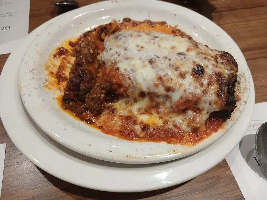 Classic lasagna with minced meat