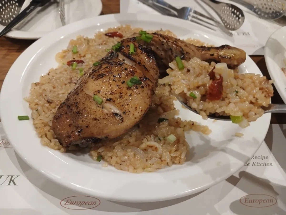 Kung Pao chicken pilaf