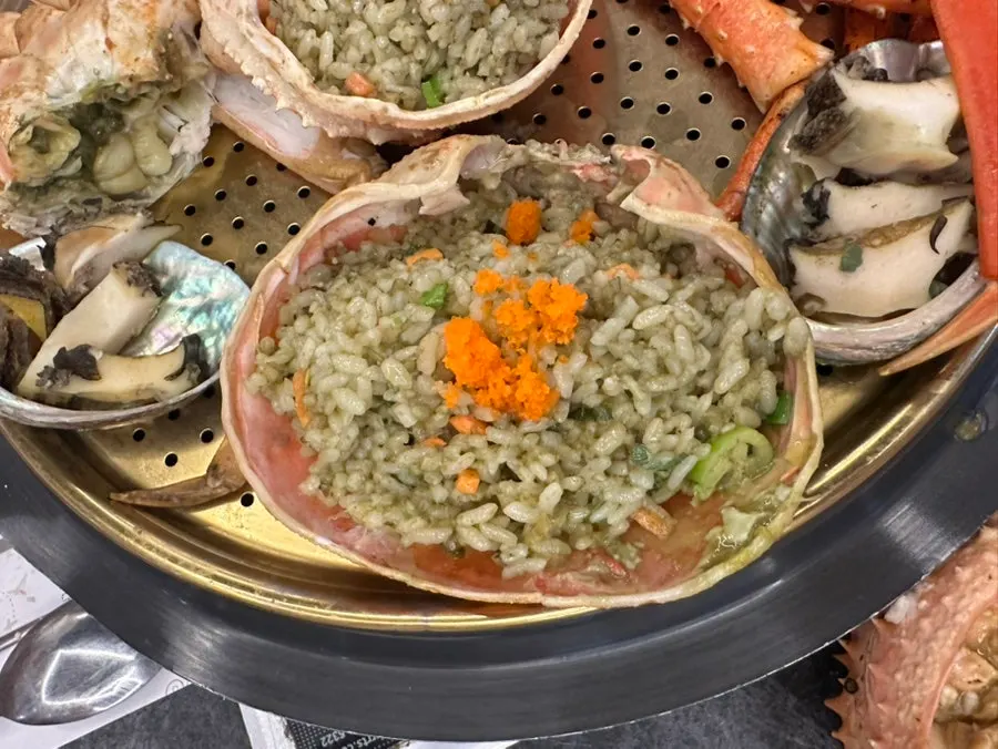Prepared snow crab and king crab