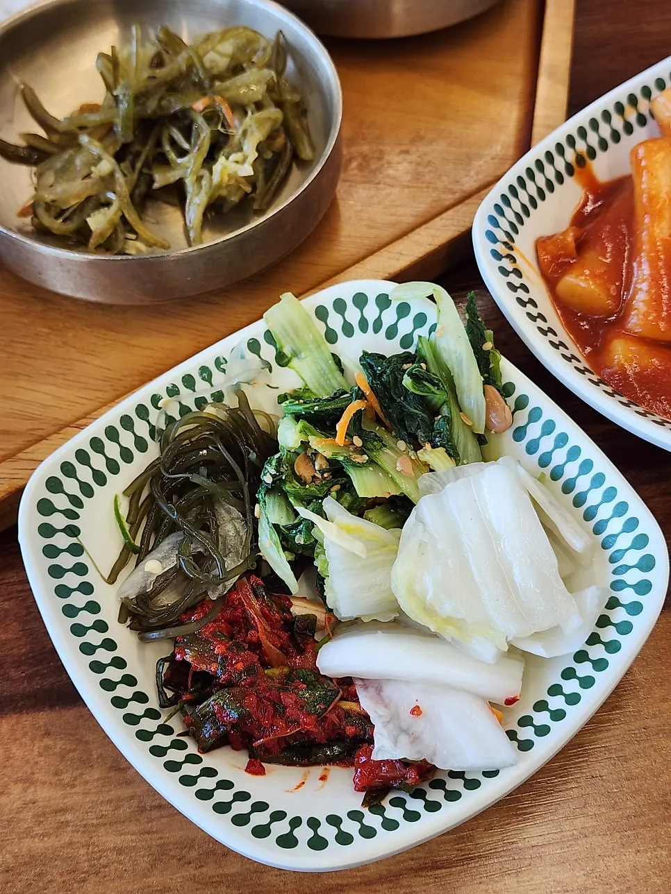 셀프바 나물과 무침 코너