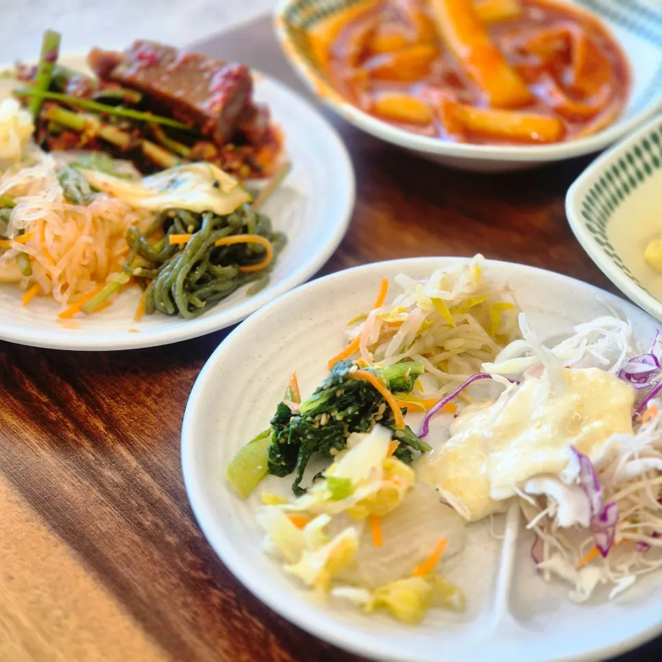 식사를 마친 동암떡갈비 테이블