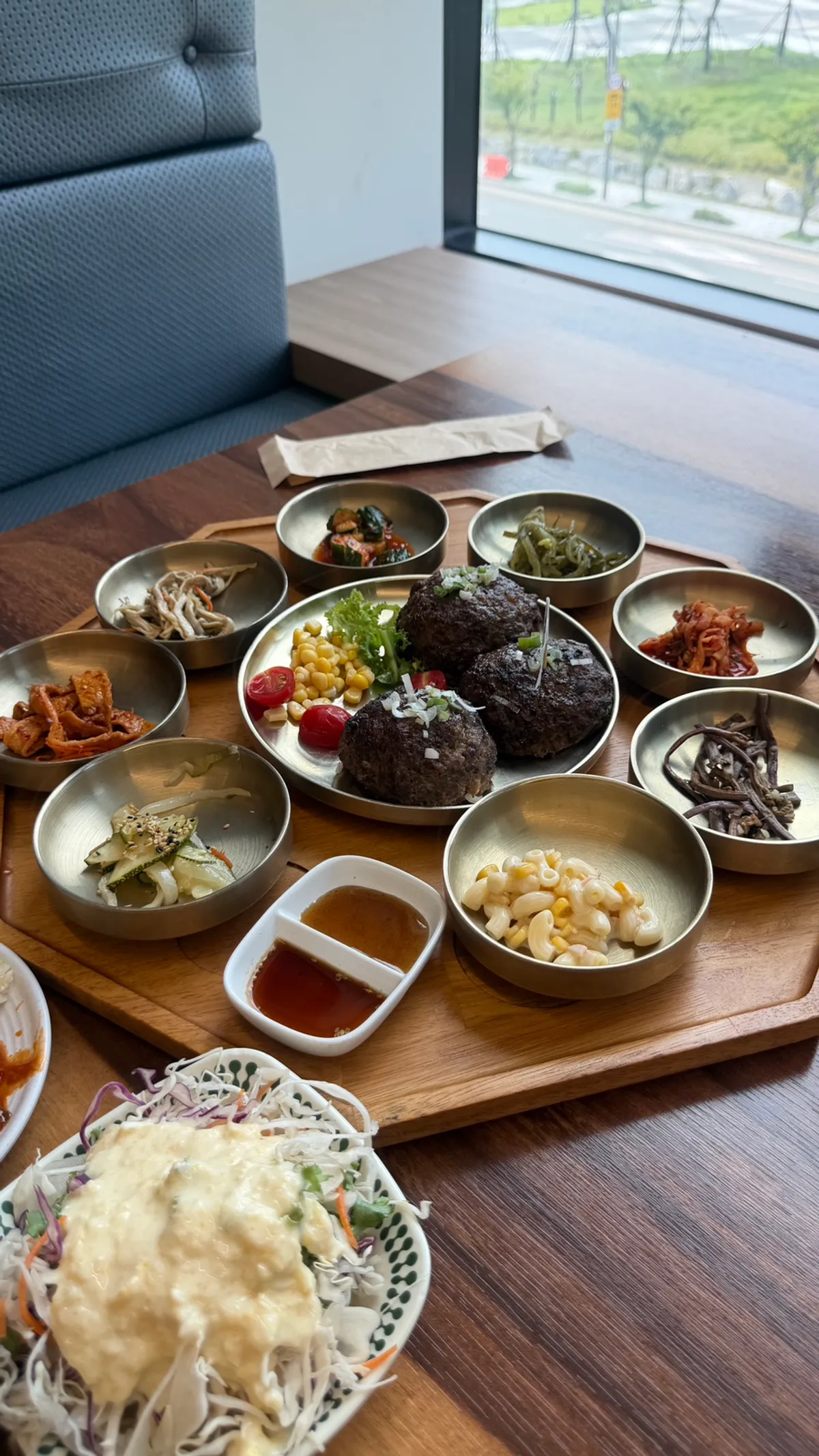 Close-up of nicely grilled beef tteokgalbi