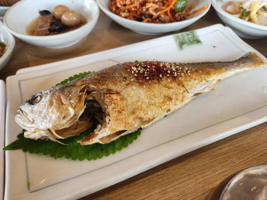 아이들을 위해 주문한 보리굴비 한상