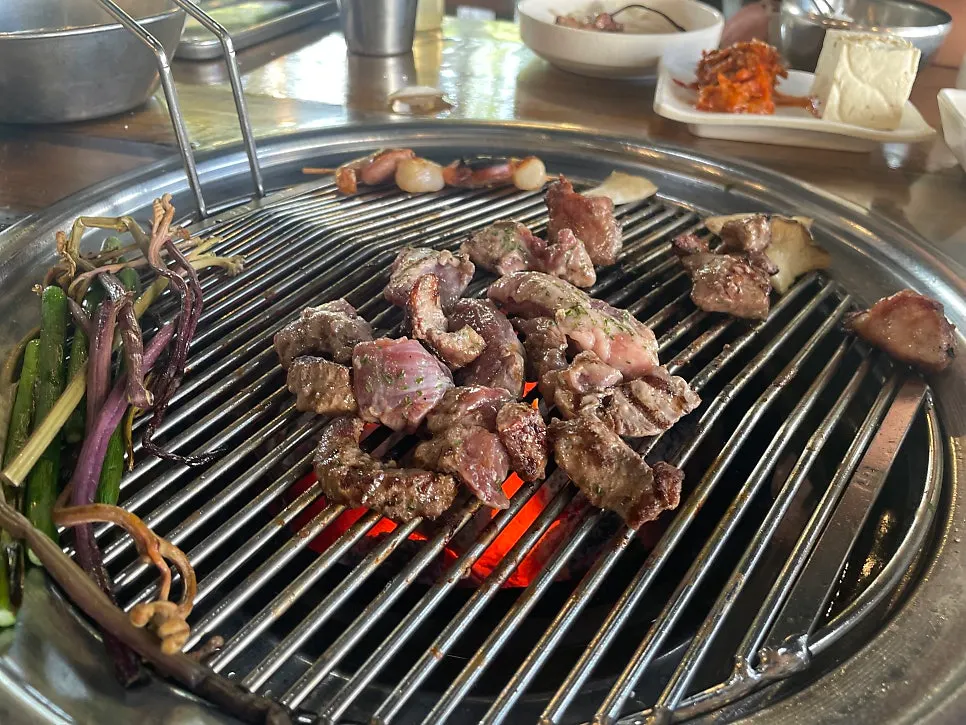 추가 주문한 갈매기살 1인분