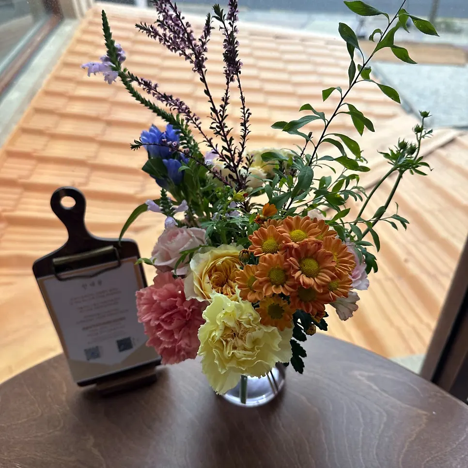 Cozy interior decor details of the café