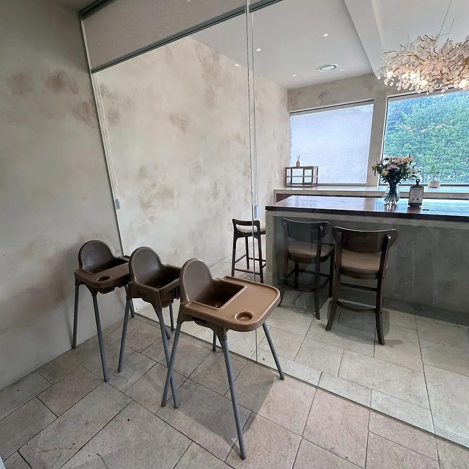 A comfortable seat to relax in at the café