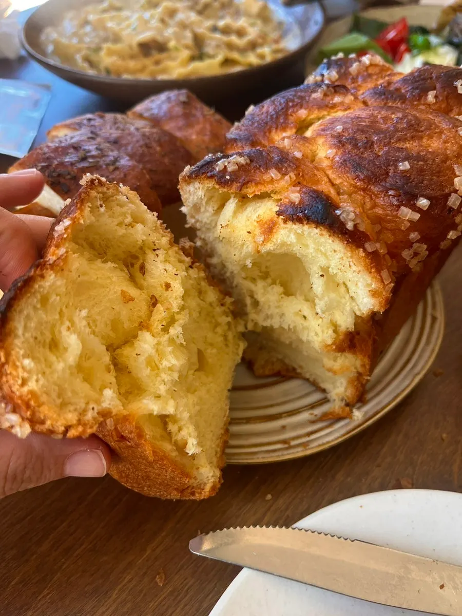 Apple cream-cheese jambon sandwich