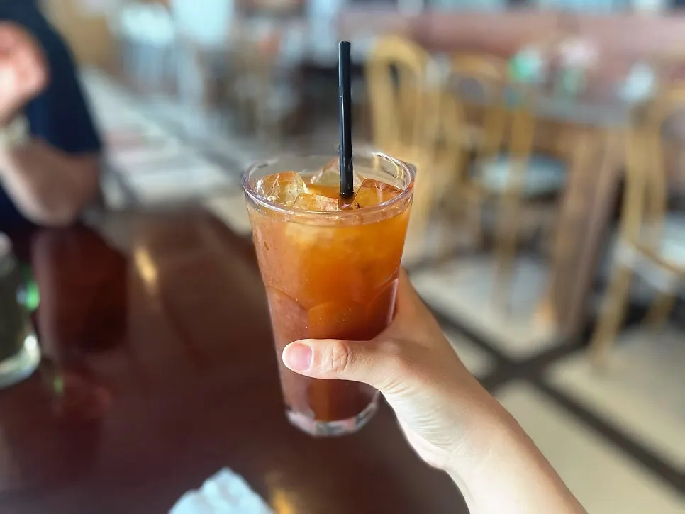 A cup of decaf americano