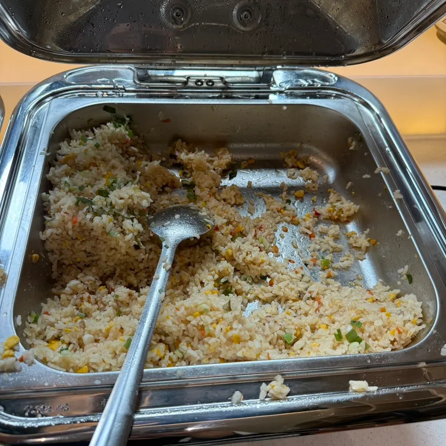 Food the children ate from the self-service corner