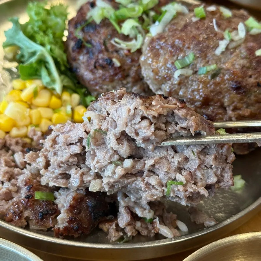 Dongam Tteokgalbi packed with beef