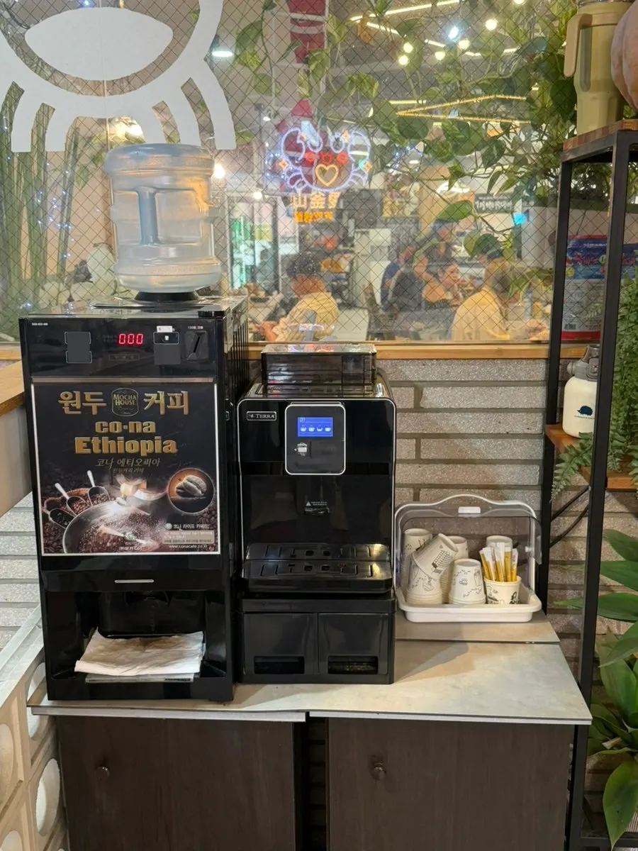 식사 후 커피 안내