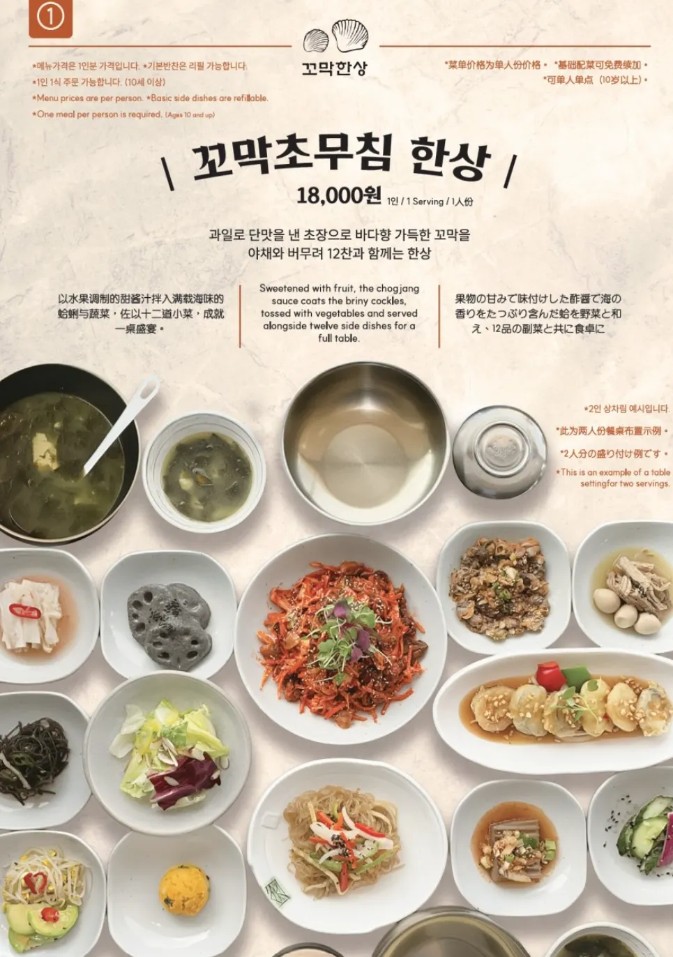 Set-meal menu composition guide