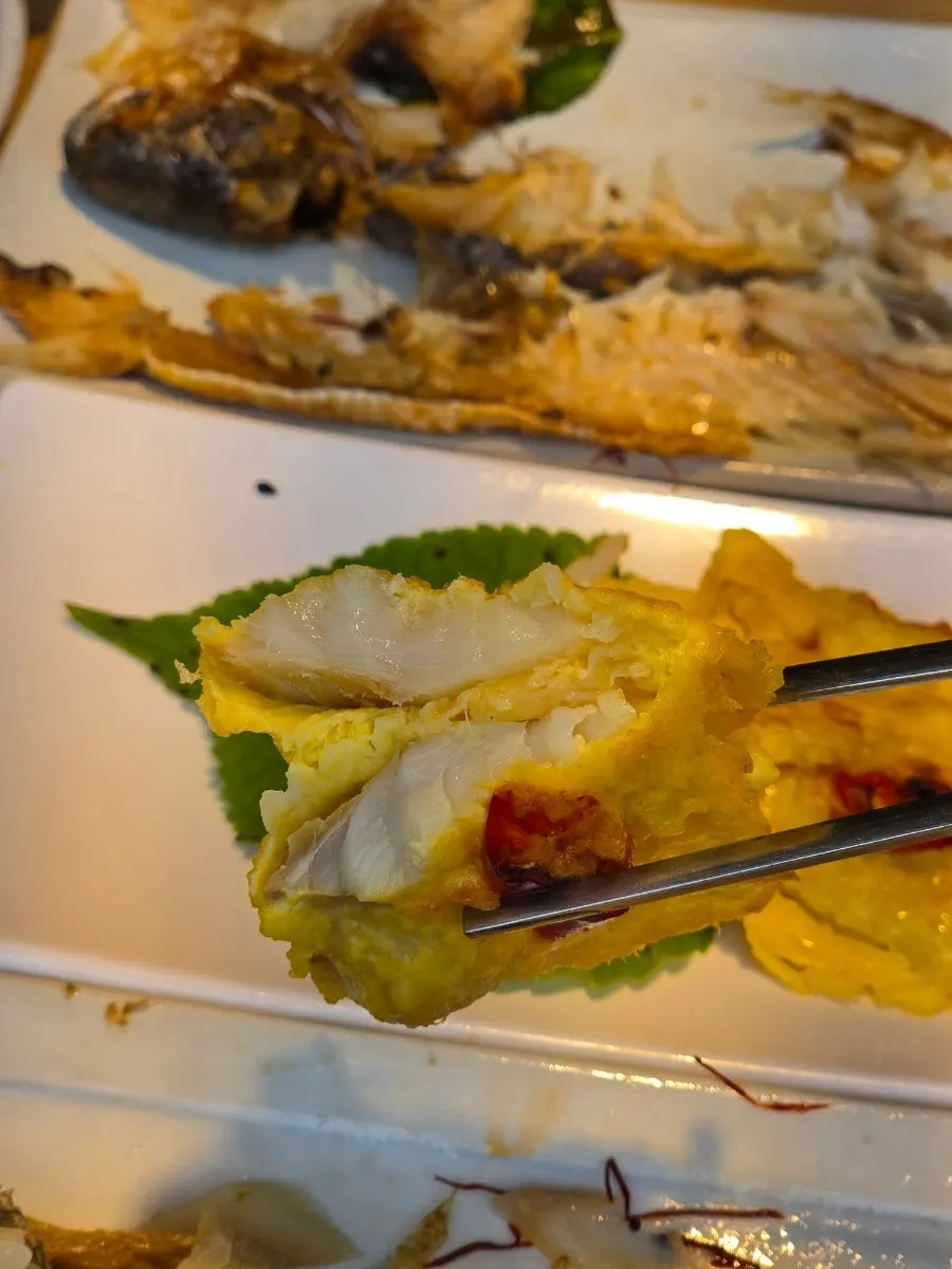 오동통한 동태전 한 접시