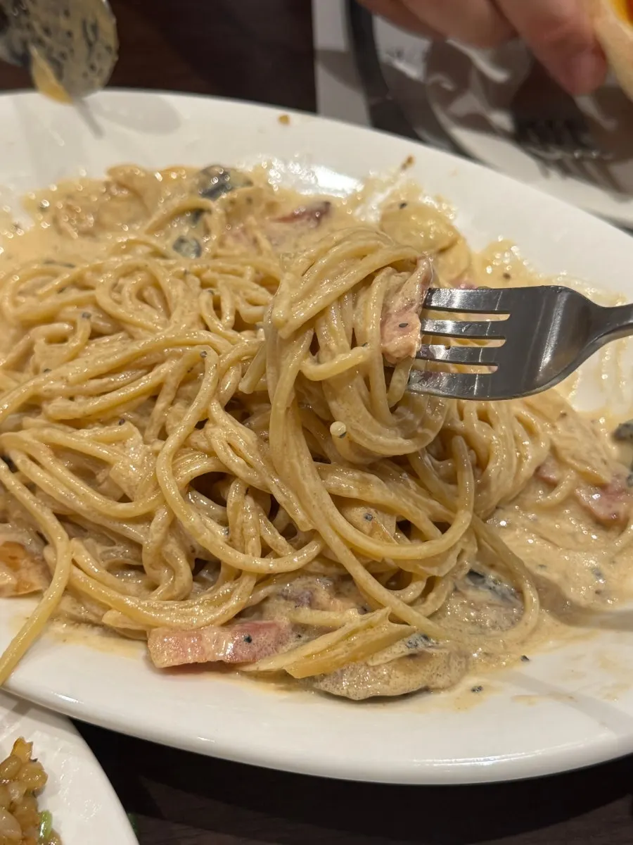 Carbonara pasta