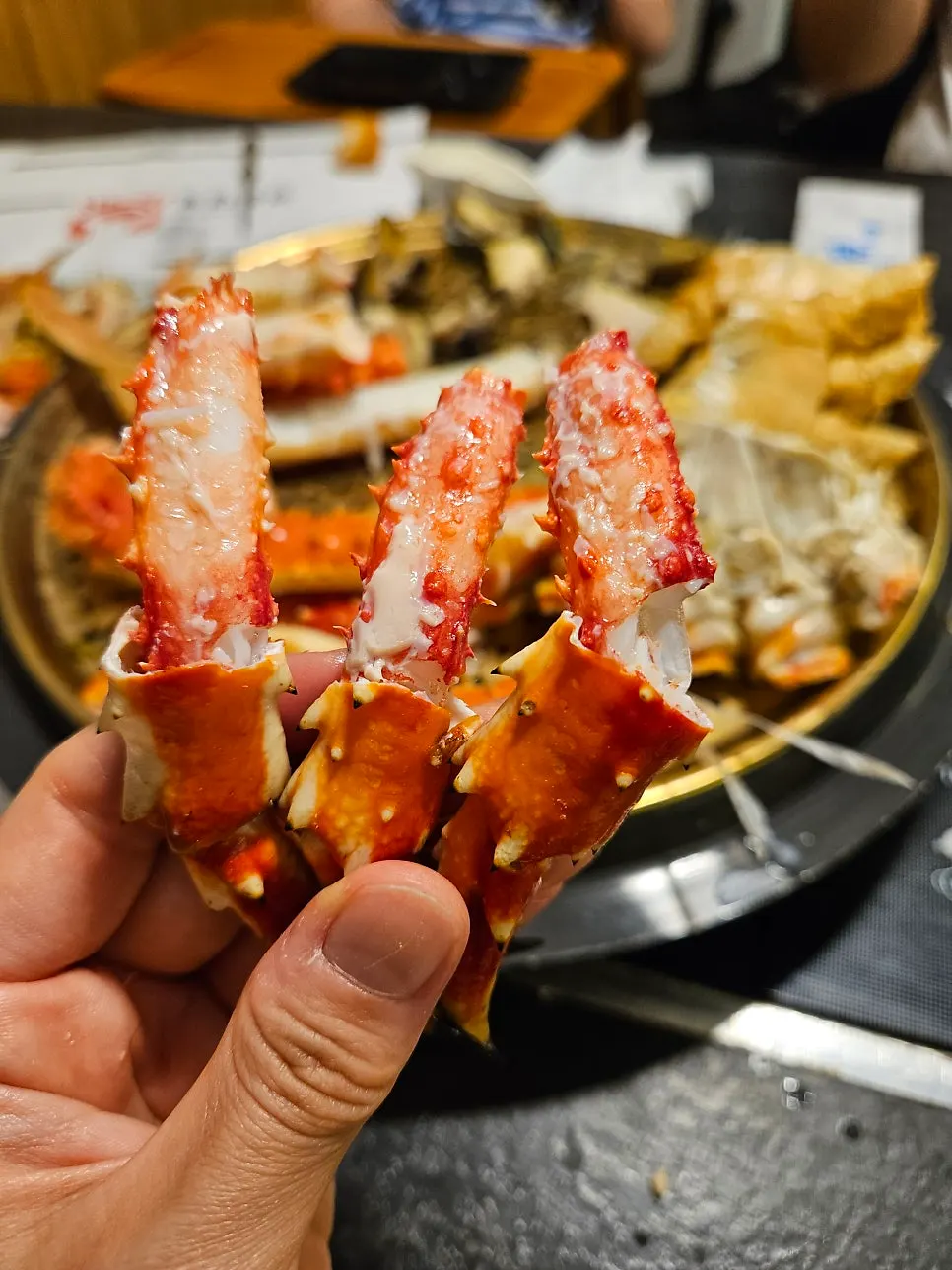 살이 꽉 찬 절지대게 다리 마디