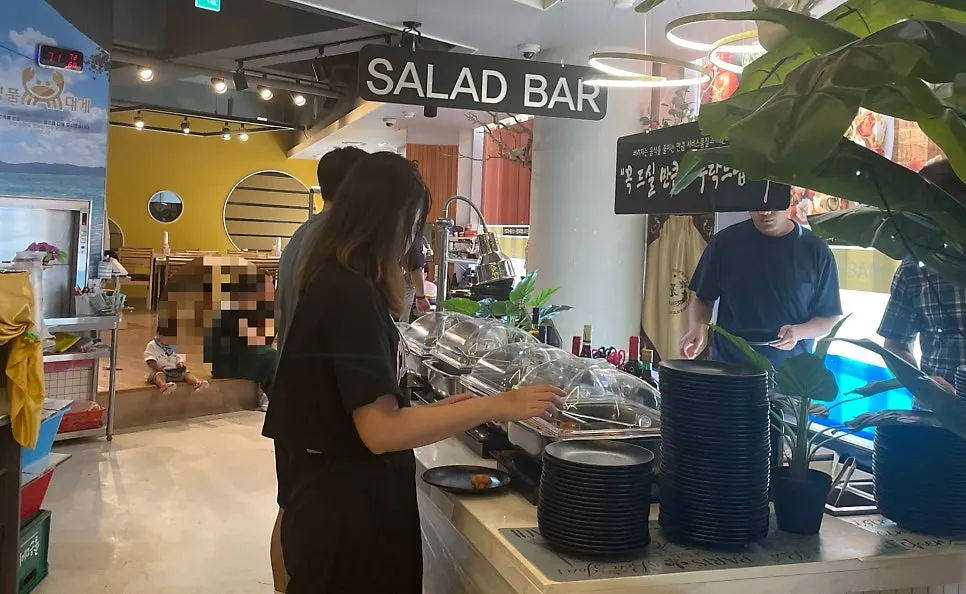 가족모임용 테이블 좌석
