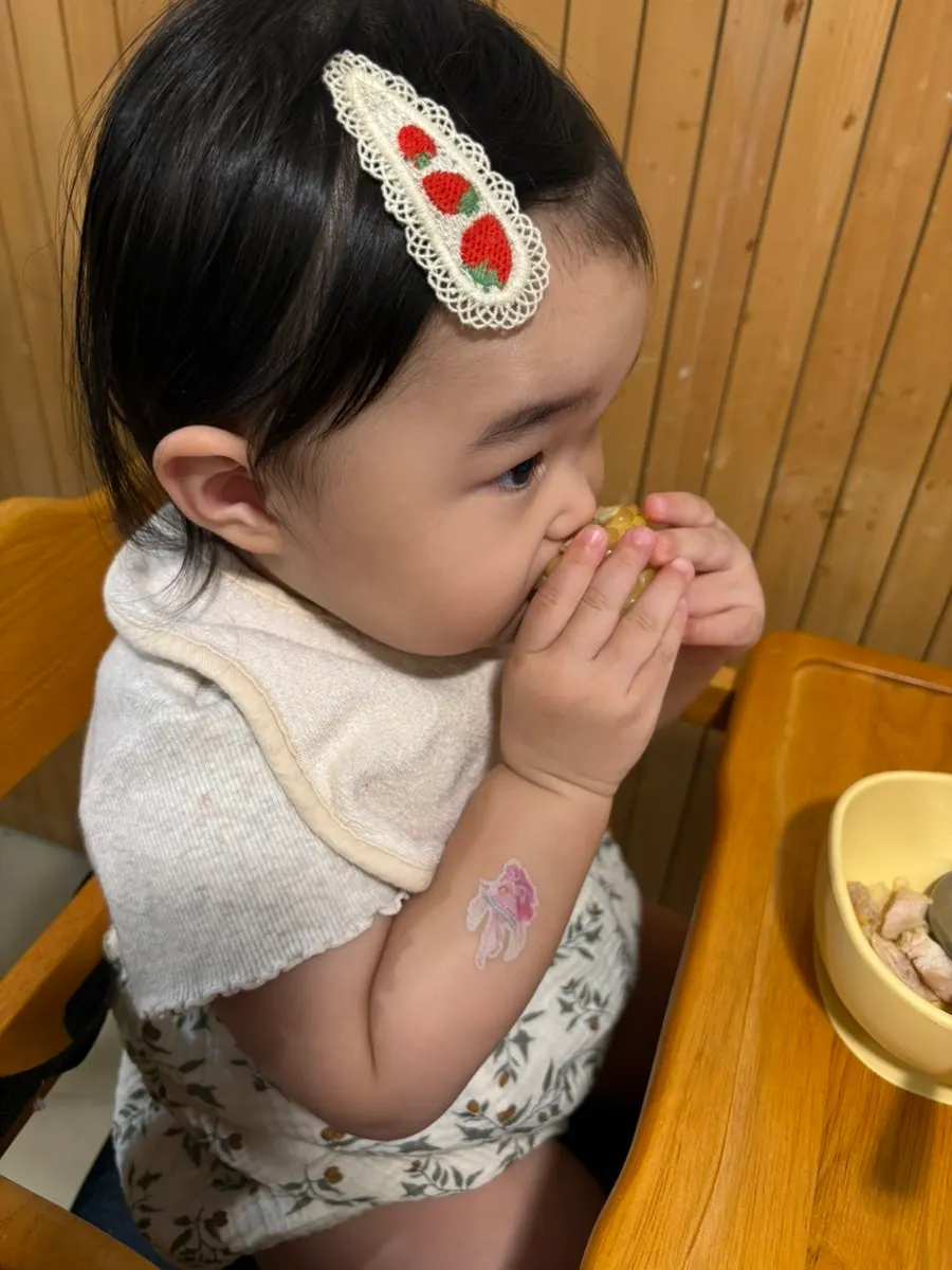 The boiled glutinous corn the kids loved