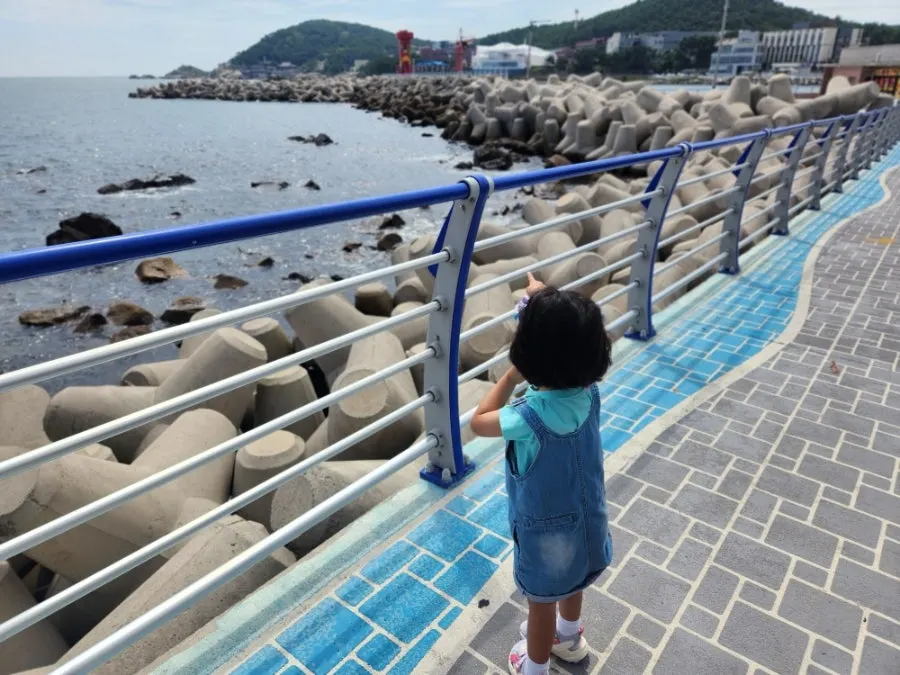 Scenery of the Gijang Oshiria area during a Busan trip