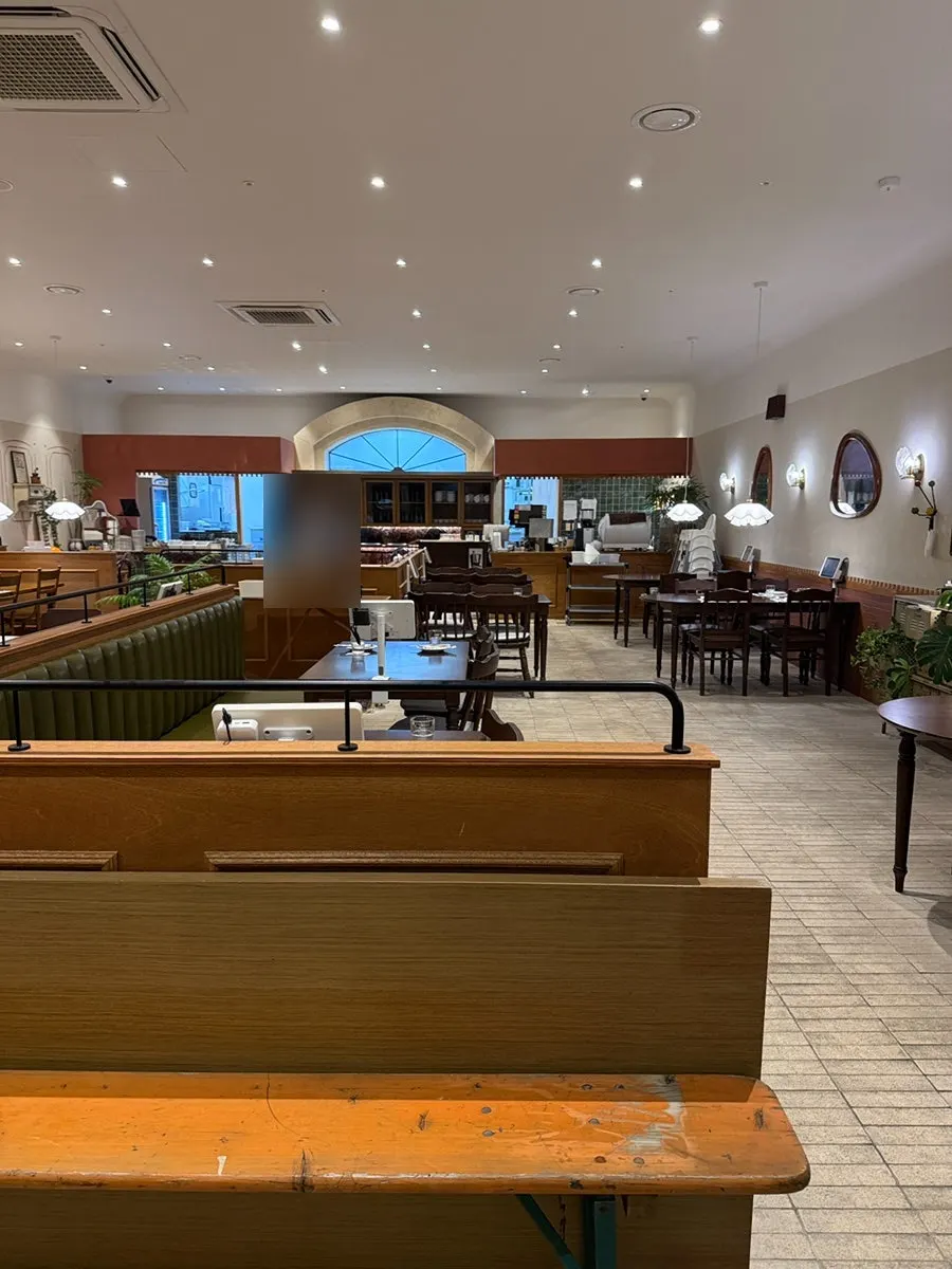 View of the seating area inside Bueokgan Restaurant