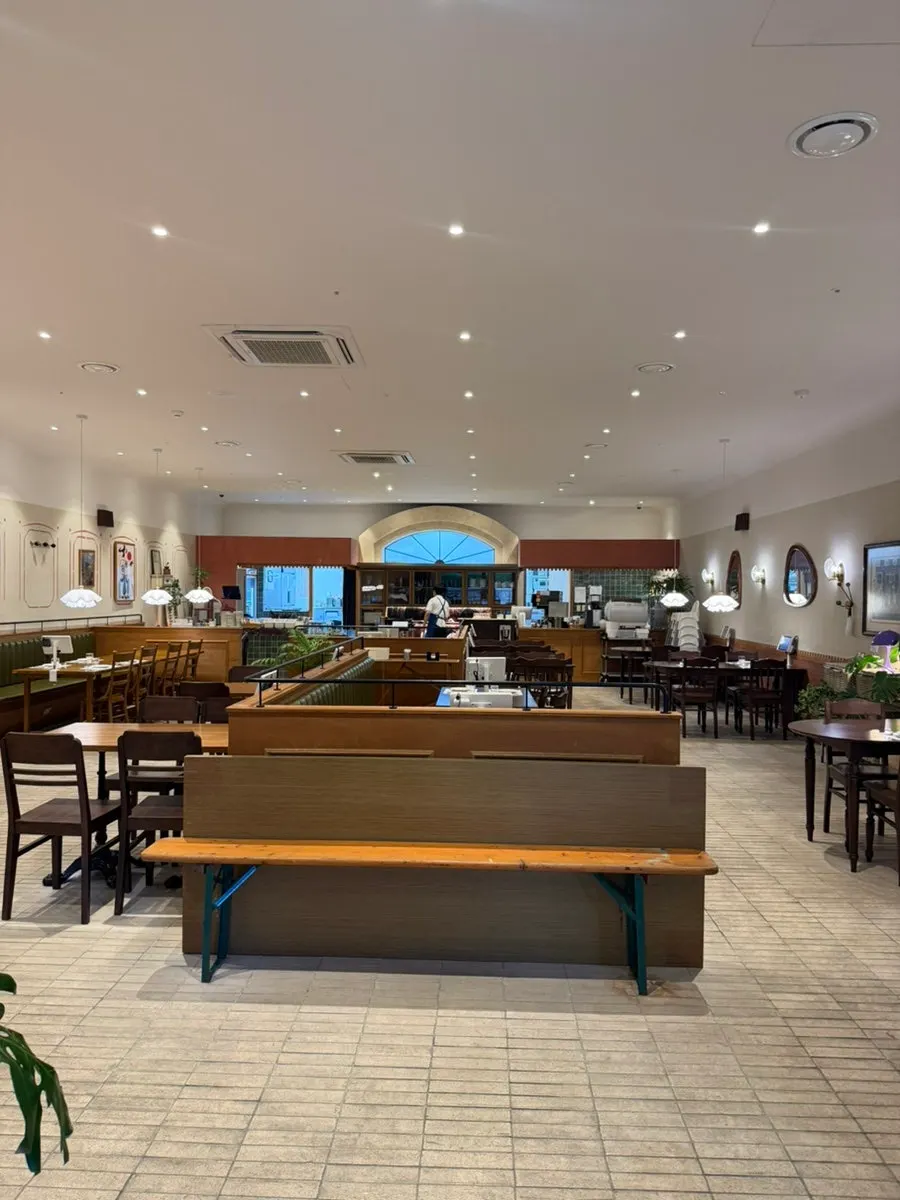 Seating area inside Bueokgan Restaurant