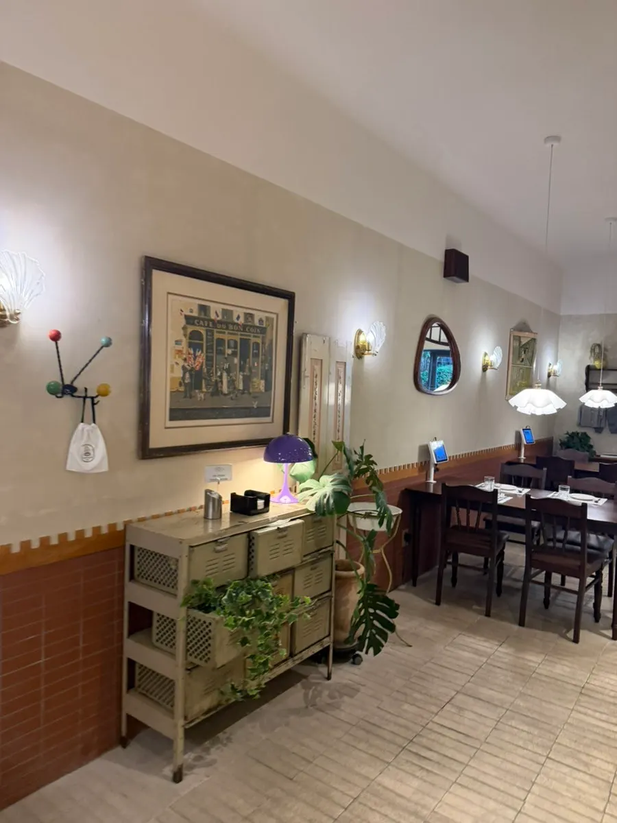 Nordic-style interior of Bueokgan Restaurant