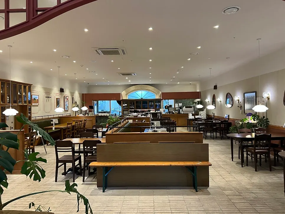 European-style interior at Bueokgan Restaurant