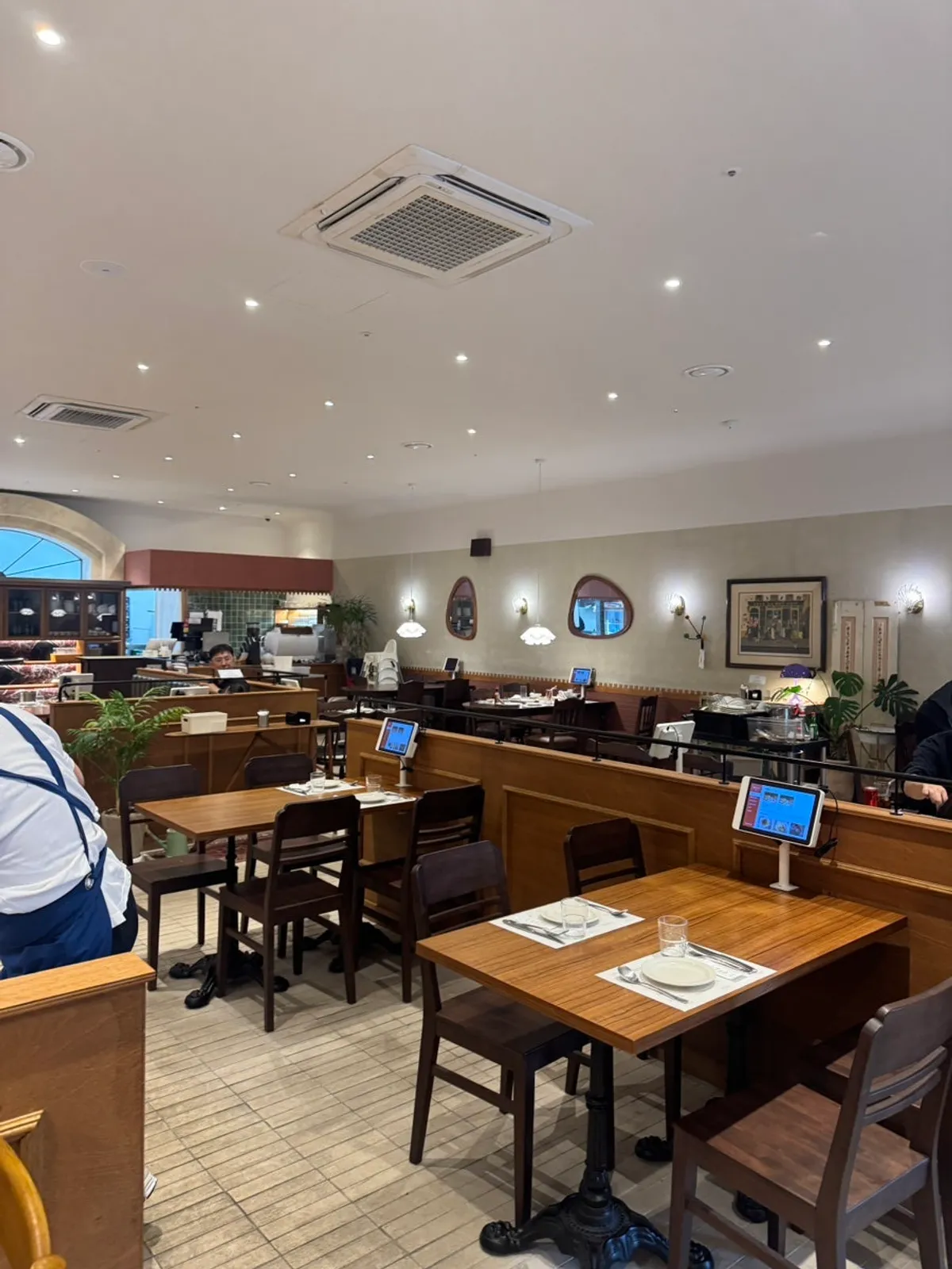 Warm interior of Bueokgan Restaurant