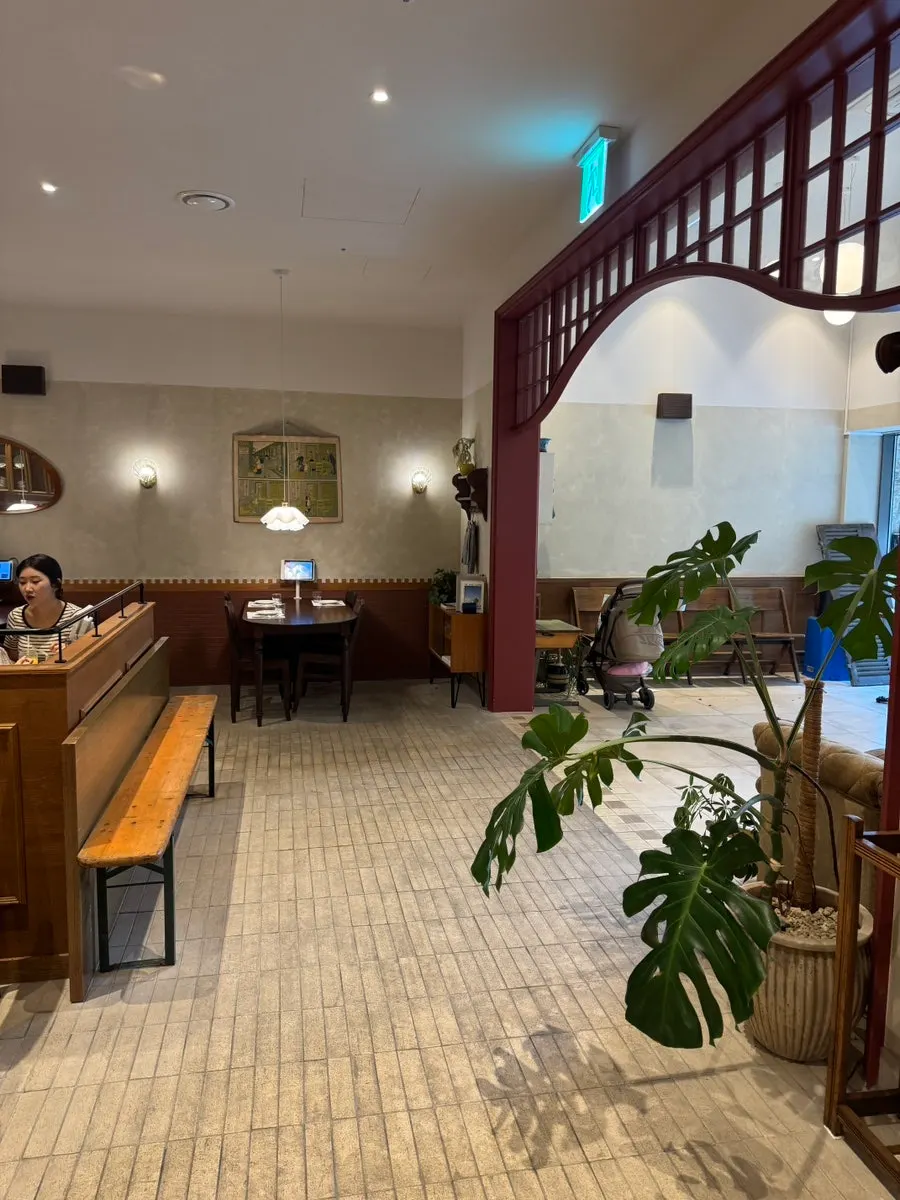 Neatly arranged Bueokgan dining area