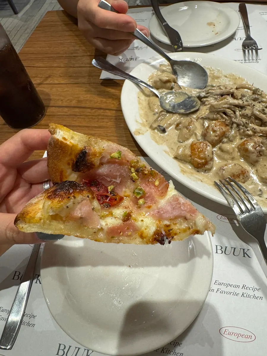 An Italian meal that works well before or after shopping