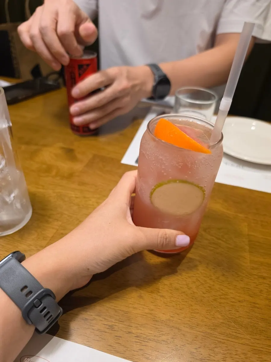 A drink at Bueokgan