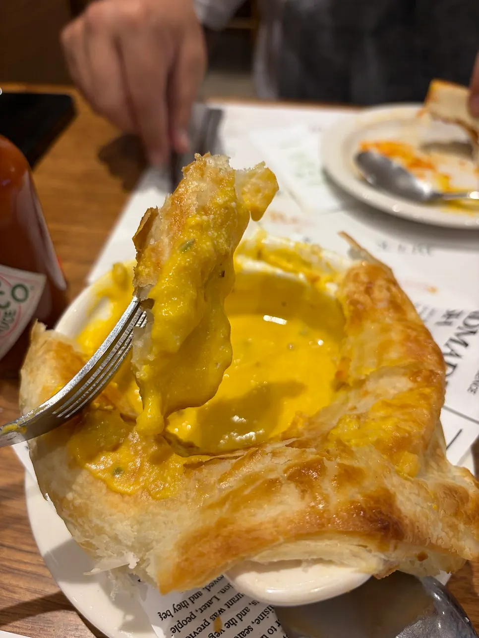 부드러운 단호박 스프 메뉴