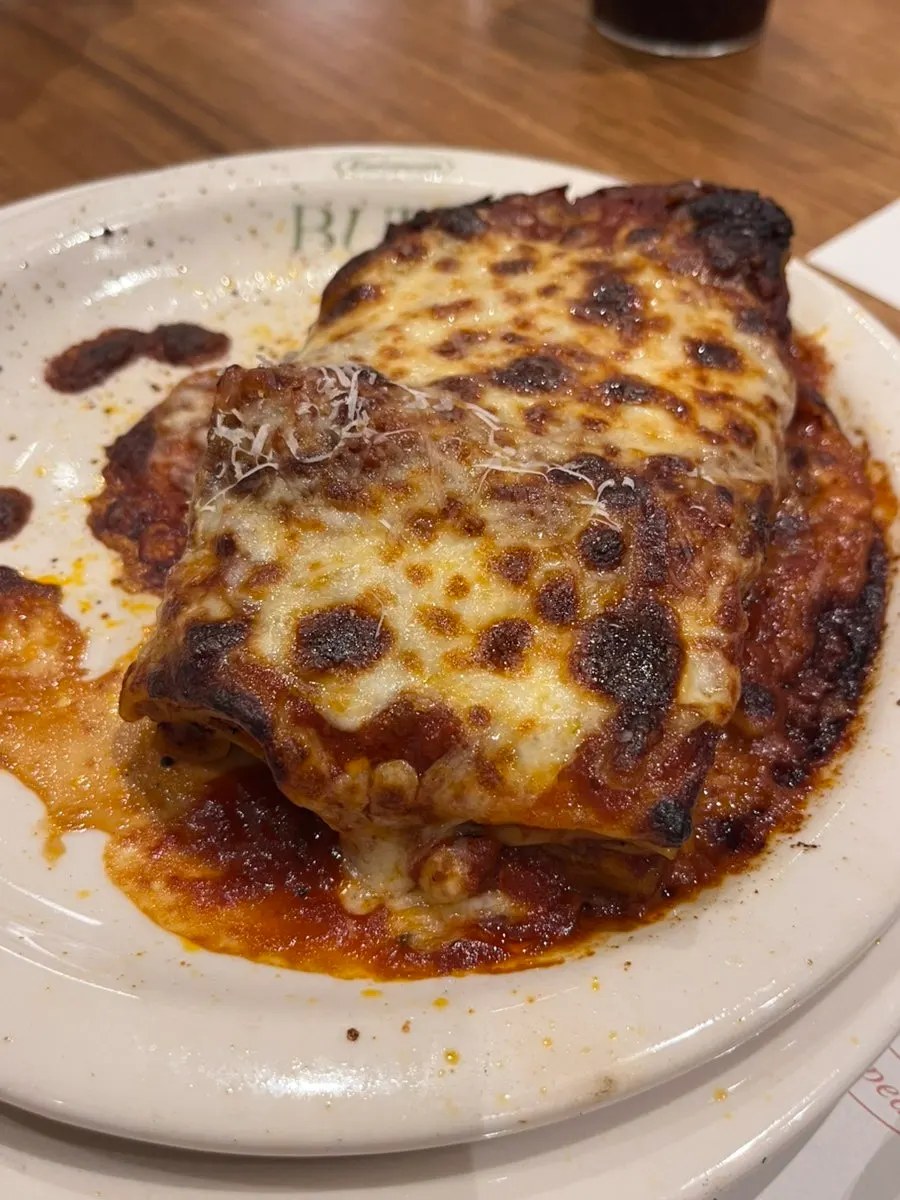A dish of Bueokgan's lasagna