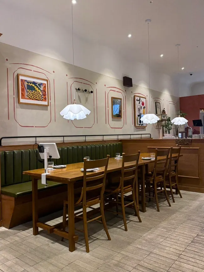 Interior design at the entrance of Bueokgan Restaurant