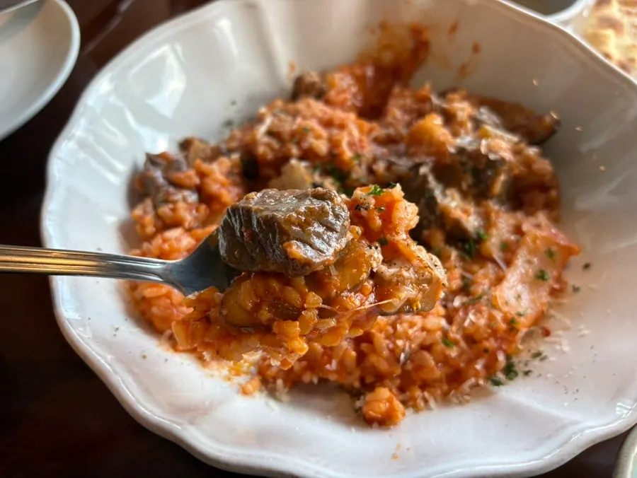 토마토살치살 리조또