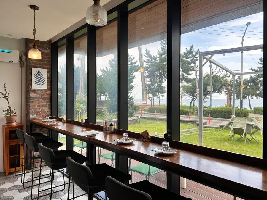 Riverside private-room dining area